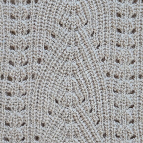 Ann Taylor Wool Cashmere Pointelle Sweater - Picture 7 of 8